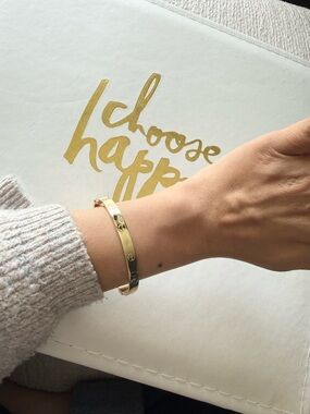 14K Gold Cartier Love Style Bracelet – Elegant Everyday Luxury Bangle